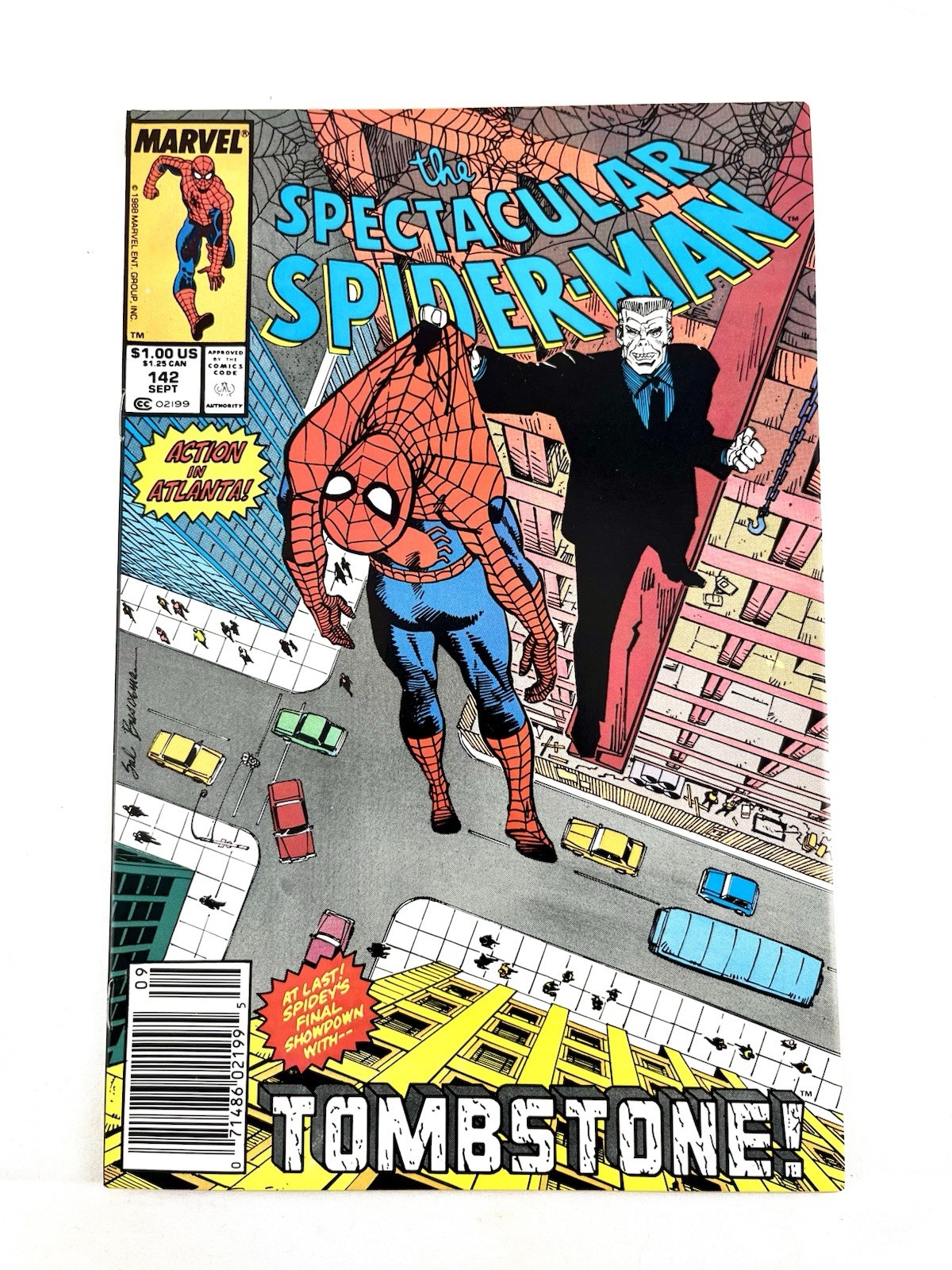 The Spectacular Spider-Man #142 Newsstand Variant (September 1988) NM 9.0 (raw)