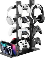 Headset Halterung &Amp; Controller StäNder FüR Den Tisch, 4 Stufiger KopfhöRer H