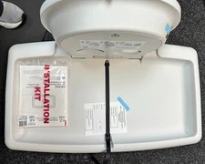 Koala Kare KB300-05 Baby Changing Station Wallmoun Horizontal Granite White Gray