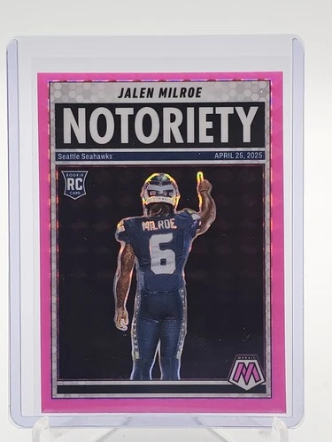 2025 Mosaic Jalen Milroe Mosaic Pink Fluorescent (RAW)