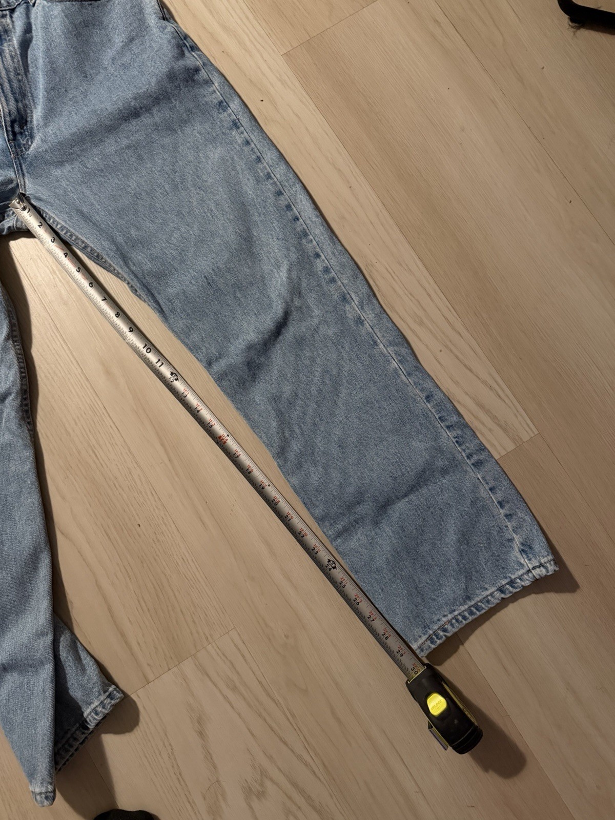 Vintage Levis 505 Jeans Mens 36x30 Blue Denim Regular Fit Straight Leg USA 90s thumbnail 6