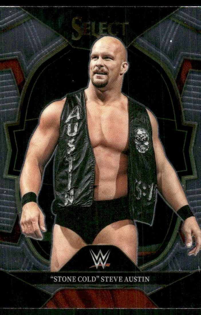 2023 Panini Select WWE #37 Stone Cold Steve Austin wrestling card