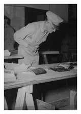 US Air Force Gen Carl B Spaatz North Africa World War Two Photo Postcard