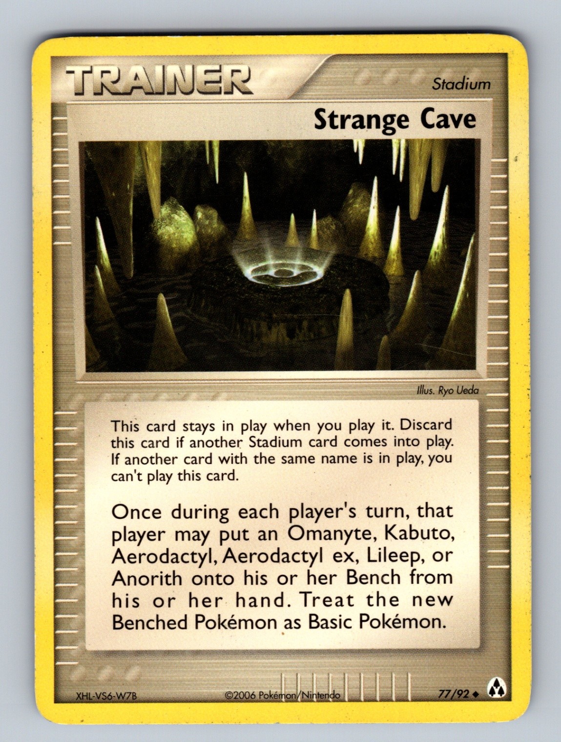 Strange Cave 77/92 Uncommon Legend Maker LP Pokemon TCG