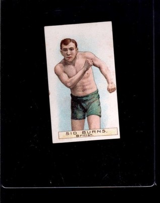 1911 Wills Boxers #3 Sid Burns  Green Star/Circle Back EX X3428858