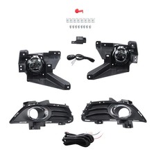 Left Right Side Bumper Fog Lights Wswitch Lamps Fit For Ford Fusion 2013-2016