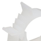 、100Pcs White Adhesive Cable Management Clip Nylon PA66 Cable Strap Ties Wir