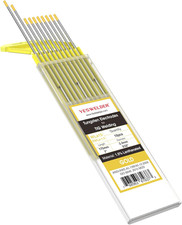 TIG Welding Tungsten Electrode 1.5% Lanthanated 3/32 X7" (Gold, Wl15/Ewla-1.5) 1