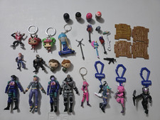 Lot Of Fortnite Action Figures and Keychains