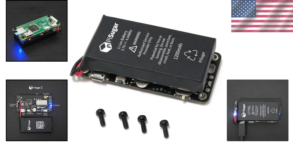 Pisugar2 Portable Pwnagotchi Module for Raspberry Pi-Zero - Bluetooth Enabled - Image 2 of 4