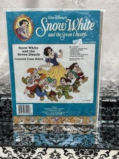 Disney Snow White and the Seven Dwarfs Counted Cross Stitch Kit 35020 New Seal