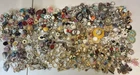 Costume Jewelry some Vintage Single Earring Lot 5 Lbs Craft Junk Broken Jewelry