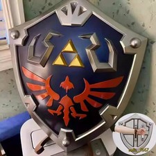 Juego The Legend of Zelda Hylian Shield Cosplay utilería modelo Tears of the Kingdom