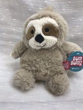 BUM BUMZ By RUSS Jungle Animals Steve the Sloth Soft Plush Bean Bag Toy Baby