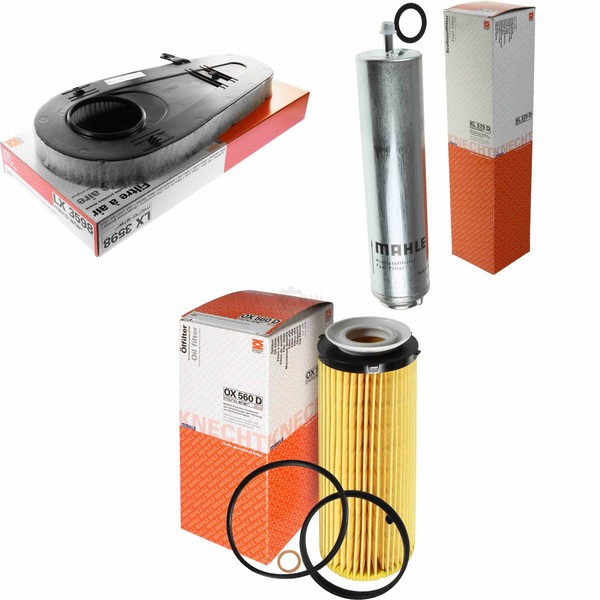Mahle / Knecht Kraftstofffilter KL 579D Luftfilter LX 3598 ÖLfilter OX 560D-image