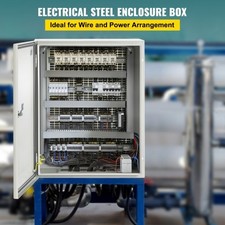 NEMA Steel Case, 20x16x6'' NEMA 4X Metal Electric Enclosure, IP66 Water 