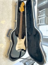 Squier Stratocaster Electric Guitar Black w/ ...