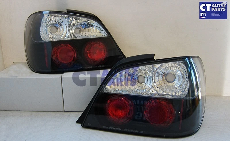 JDM Black Altezza Taillights for 00-02 Subaru Impreza WRX STI EJ20 - image 4 of 4