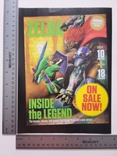 Legend Zelda Authentic Print Advertisement / Game Poster Art
