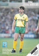 Norwich City v Sutton United. FA Cup Round 4. 19881989 28011989