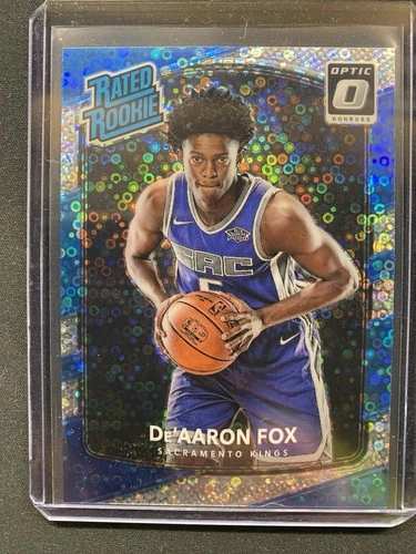 De'Aaron Fox 2017 Panini Prizm De'Aaron Fox #196 Blue