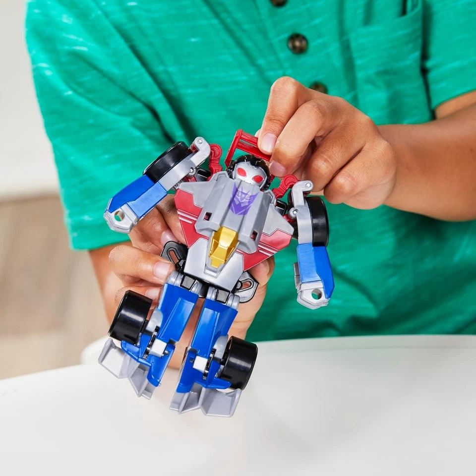 Figuras de acción Transformers Bumblebee y Starscream Bot Racers 4,5 pulgadas nuevas Foto 4 de 4