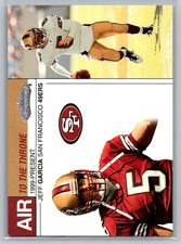 💎2002 Fleer Showcase Football Air to the Throne #6 AT Jeff Garcia - 49ers💎