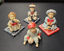 Ashton Drake Yolando Bello Babies Mini Doll Ornaments Vintage Lot of (4)