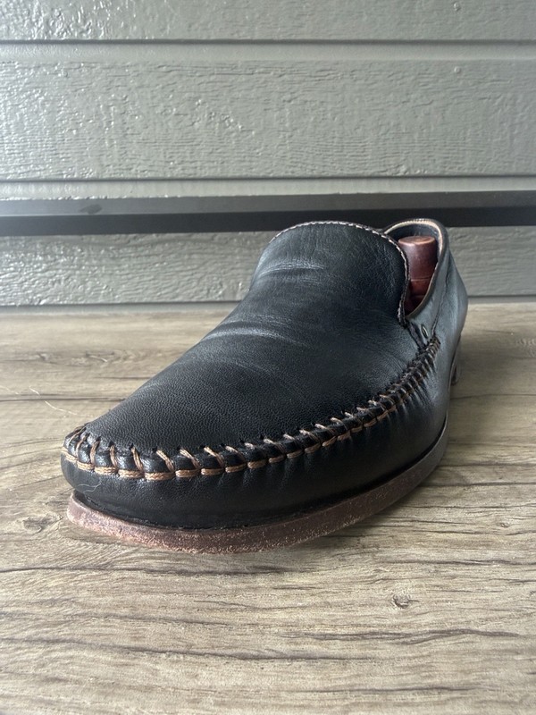 Trask Men’s Sioux Slip-On Loafers with Brown Contrast Stitching size 11 M