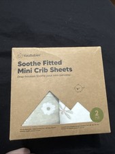Keababies Soothe Fitted Mini Crib Sheets 2 Pack