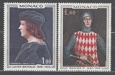 Monaco - Courrier 1967 Yvert 734/5 ** MNH Principes De Monaco