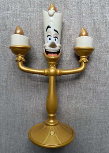 Walt Disney Beauty & The Beast Singing Lumiere Candlestick Candle Figure Toy