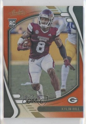 2021 Panini Absolute Rookies Spectrum Orange 55/75 Kylin Hill #167 Rookie RC 9hx