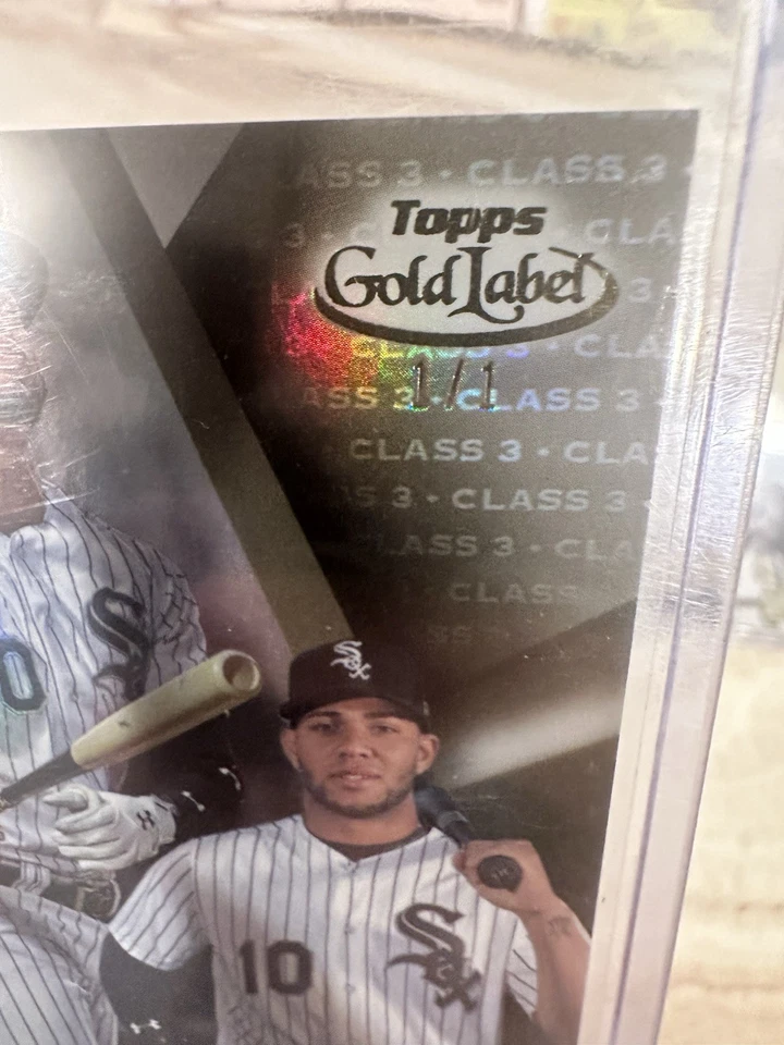 2018 Topps Gold Label - Yoan Moncada Class 3 And 1/1 - Image 2 of 4