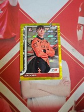 2025 Topps Chrome Formula 1 F1 Logofractor Yellow 1st Brando Badoer /75