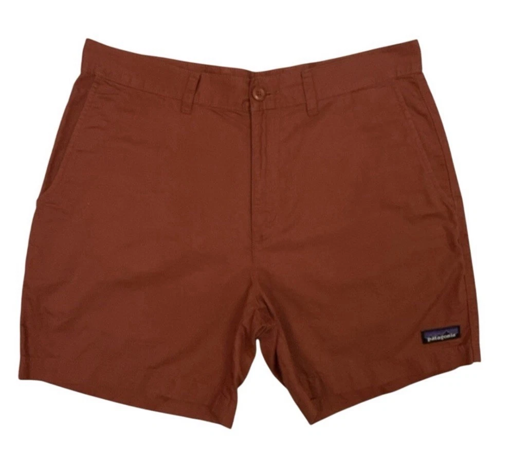 Patagonia Shorts Mens 32 Red Lightweight All Wear Hemp Organic Cotton Casual