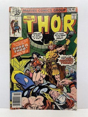 The Mighty Thor #276  1978 Marvel Comics Bronze Age
