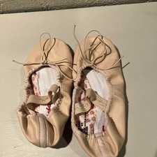 Capezio Girls Daisy Full Sole 205C Ballet Pink Shoes, Child 1W, New