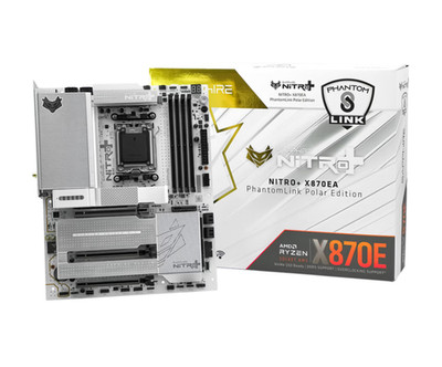 Sapphire NITRO X870E APHANTOMLINK White WIFI AM5 DDR5 Motherboard