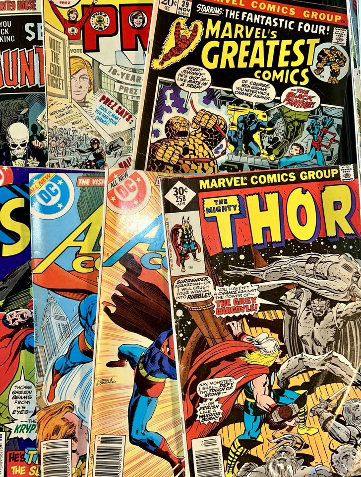 51 Silver/Bronze Age Comics Shazam-Aquaman-Superman-Xmen-THOR-DC-Marvel-Charlton - Image 3 of 4
