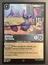 Stitch - Team Underdog 6/P2 Disney Lorcana Promo Cards Promo NM Cold Foil