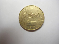 1994 20 Norway Kroner Commemorative Features  Osberg Viking Ship