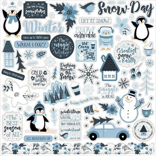 ECHO PARK COLLECTION KIT - THE MAGIC OF WINTER - 12"X12" - 12 SHEETS + STICKERS - Picture 14 of 14