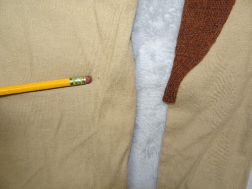 Vintage Samurai Warrior Double Layer Knit Lambswool Sweater Women Small Brown - Picture 13 of 17