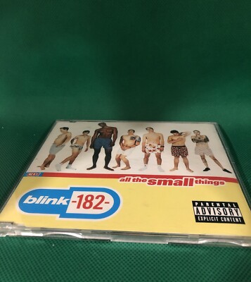 VINTAGE CD BLINK 182 ALL THE SMALL  THINGS 2000 PARENTAL ADVISORY SEE PHOTOS
