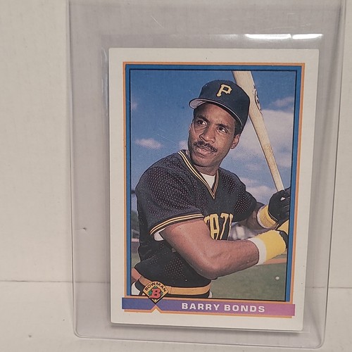 1991 Topps #570 Barry Bonds Baseball Card - Pittsburgh Pirates NM-MT Condition