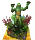 7" Creature From The Black Lagoon for Aquarium Fish Tank Air Driven Decoration