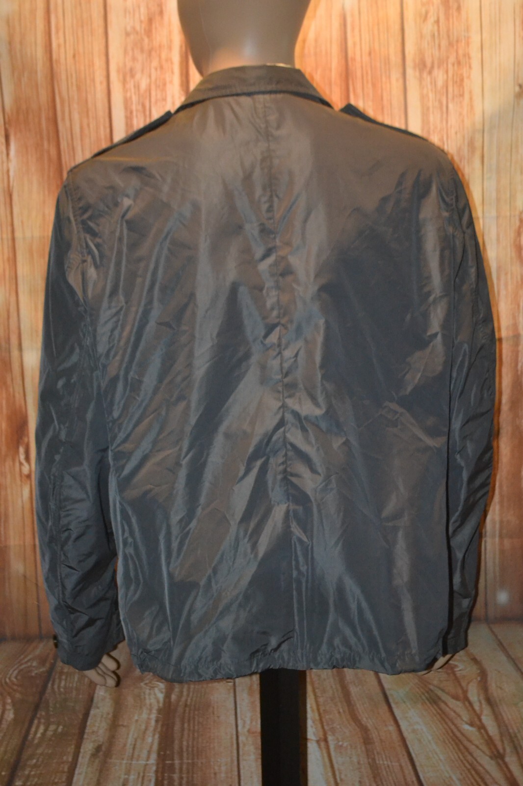 Burberry London Men Partial Lining Nova Check Full Zip Windbreaker Jacket Sz XL thumbnail 7