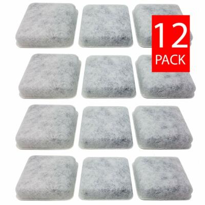 (12) GoldTone Charcoal Water Filters for PETMATE Replendish & Mason Fountains