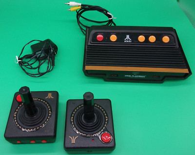 Atari Flashback 5 Classic Game Console With 2 Controllers & Power Cord - Tested